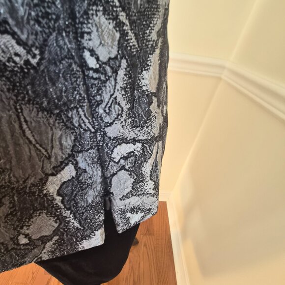 Kasper Metallic Brocade Blazer & Tank Set, Size 4 - Picture 7 of 15